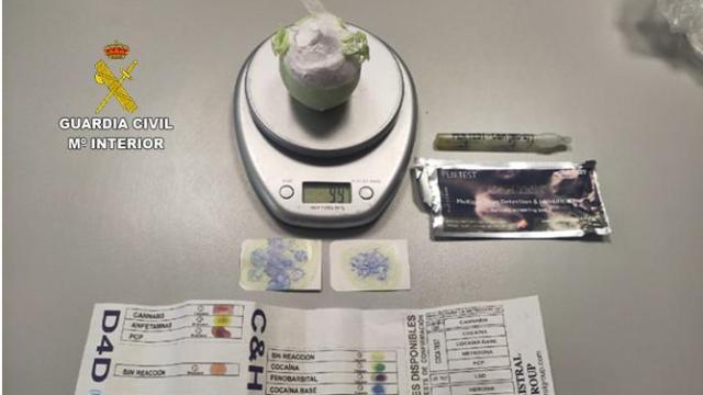 Imagen de la droga incautada.