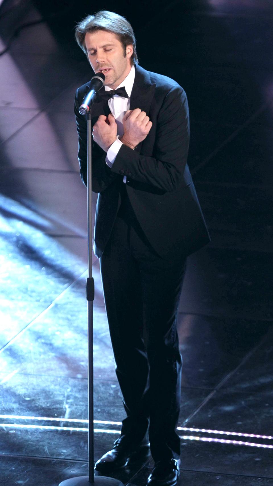Manuel Filiberto de Savoya, en el Festival Sanremo, en 2010.
