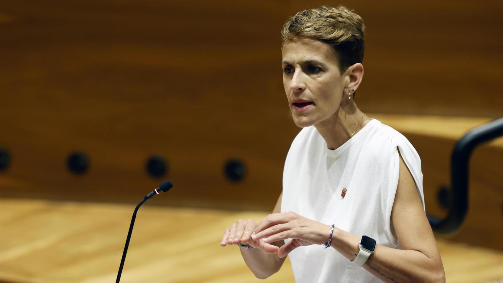 Bildu y Geroa Bai salvan a Chivite de acudir a la comisión de investigación por los contratos de Cerdán