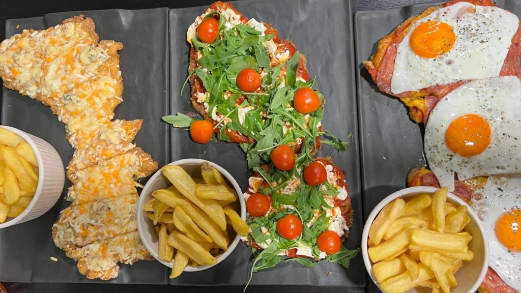 Tres milanesas de La Mila en A Coruña