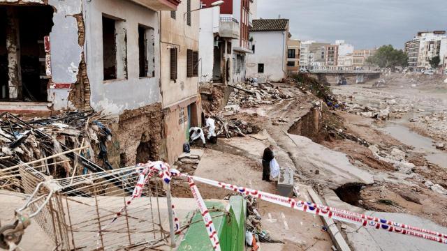 Imagen del municipio de Paiporta tras el paso de la dana. Carlos Luján / Europa Press