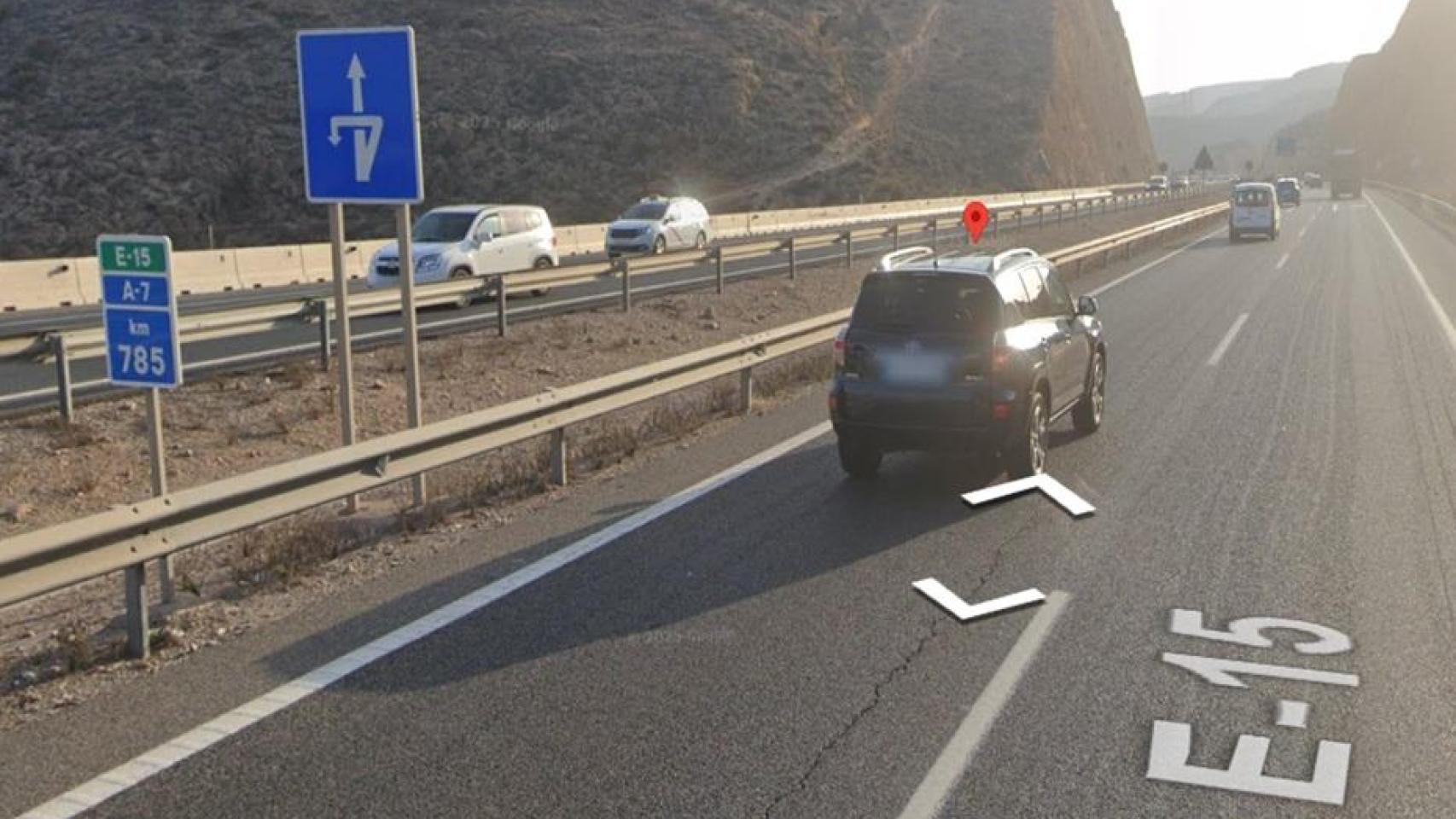 Dos fallecidos en un accidente de tráfico en Almería: una moto ha chocado contra un quitamiedos en la A-7