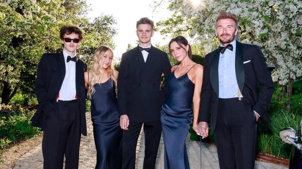 La fiesta de cumpleaños de David Beckham con la marcada ausencia de su hijo Brooklyn.