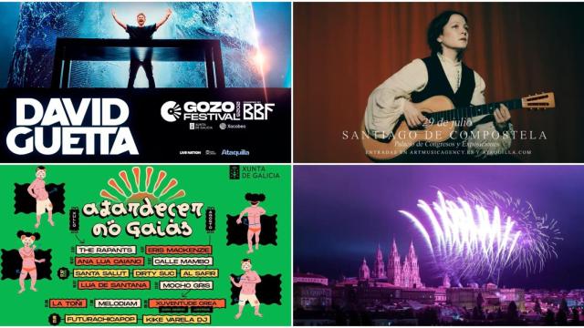 Estos son los grandes conciertos y eventos del mes de julio 2025 en Santiago de Compostela