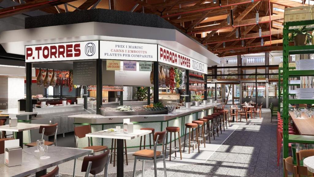 Parada Torres, el nuevo puesto del Mercado de Santa Caterina.