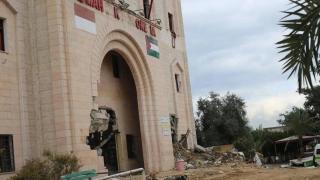 Estado en el que se encuentra el Hospital Indonesio en Beit Lahiya, en el norte de la Franja de Gaza.