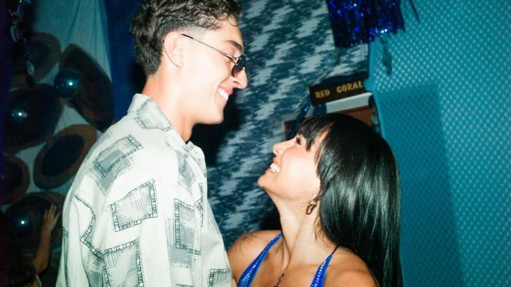 Aitana y Plex en una imagen que compartió en sus redes.