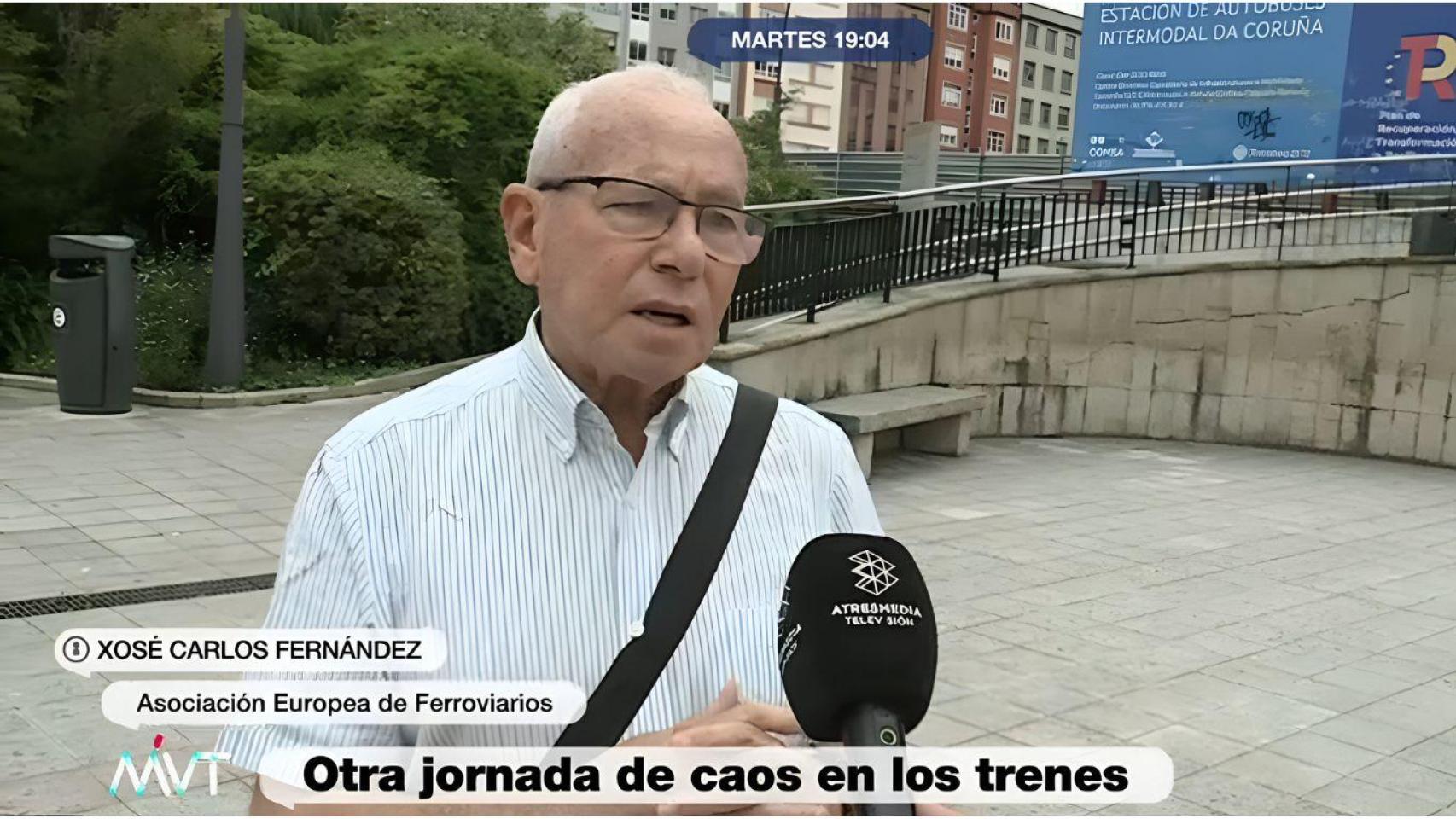 Xosé Carlos Fernández fue entrevistado por Atresmedia.