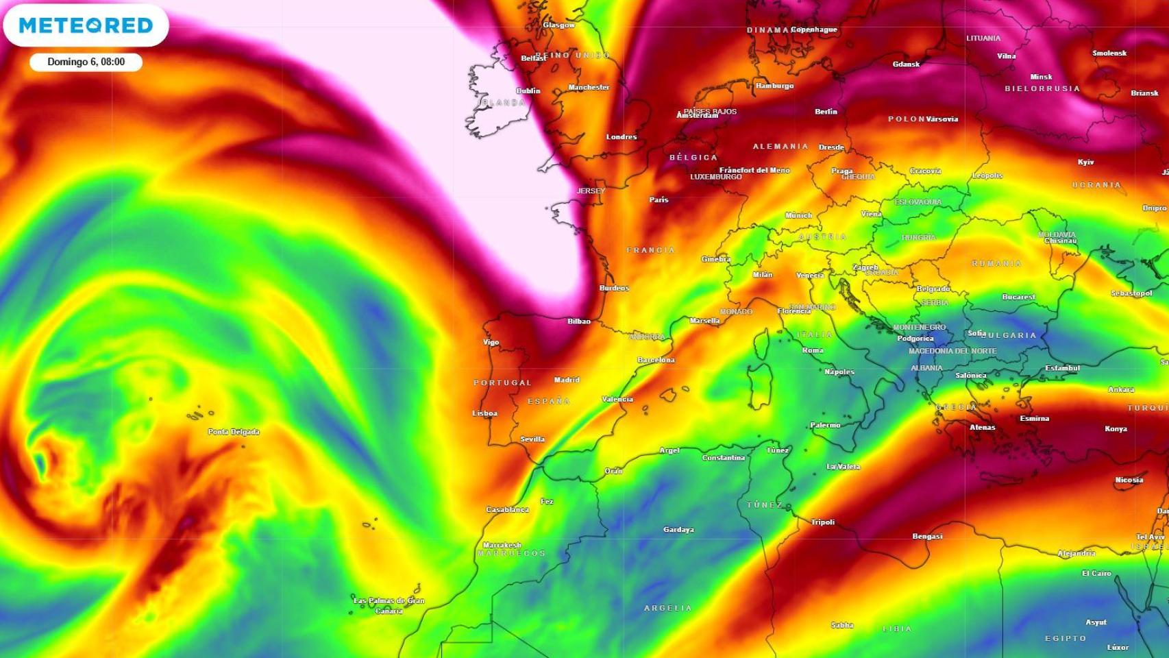 Llega un cambio de tiempo total a España en las próximas horas: hasta 5 ºC menos según Aemet y 50 l/m2 de lluvia en estas zonas