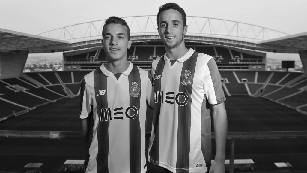 André Silva y Diogo Jota en su época en el Oporto