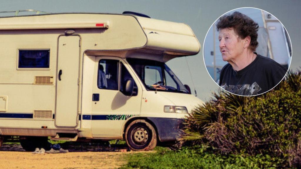 Controladora de la ORA viviendo en una autocaravana.