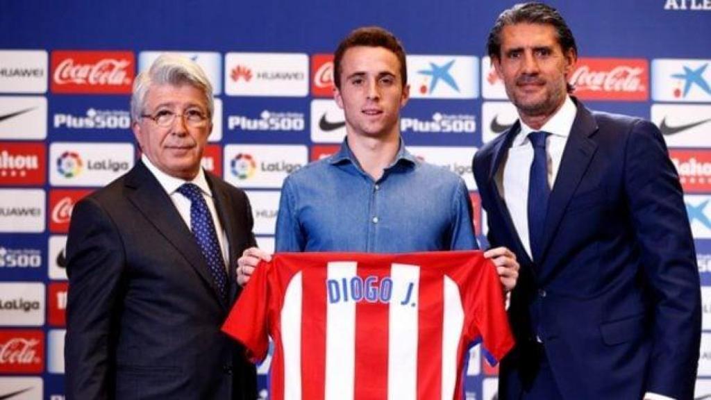 Diogo Jota, presentado como nuevo jugador del Atlético de Madrid en 2016