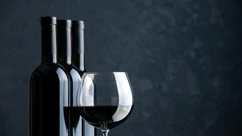 Vino tinto.