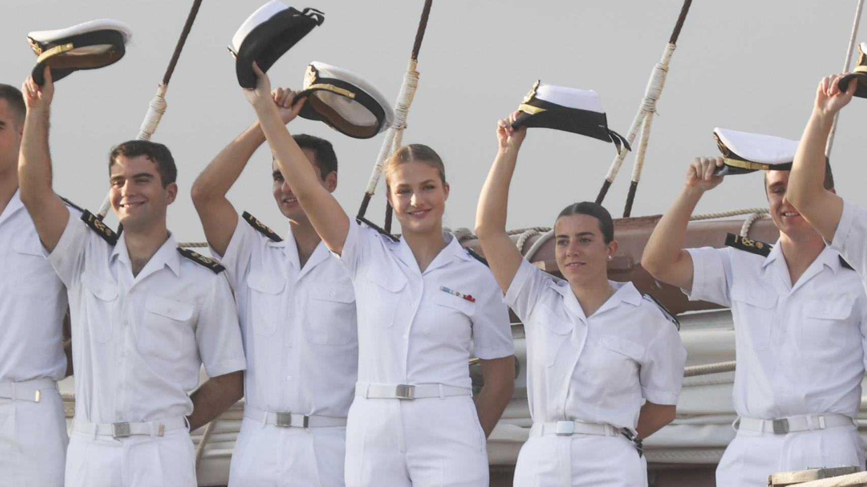 La princesa Leonor ya está en Gijón: su emotivo y esperado reencuentro con sus compañeros de Elcano