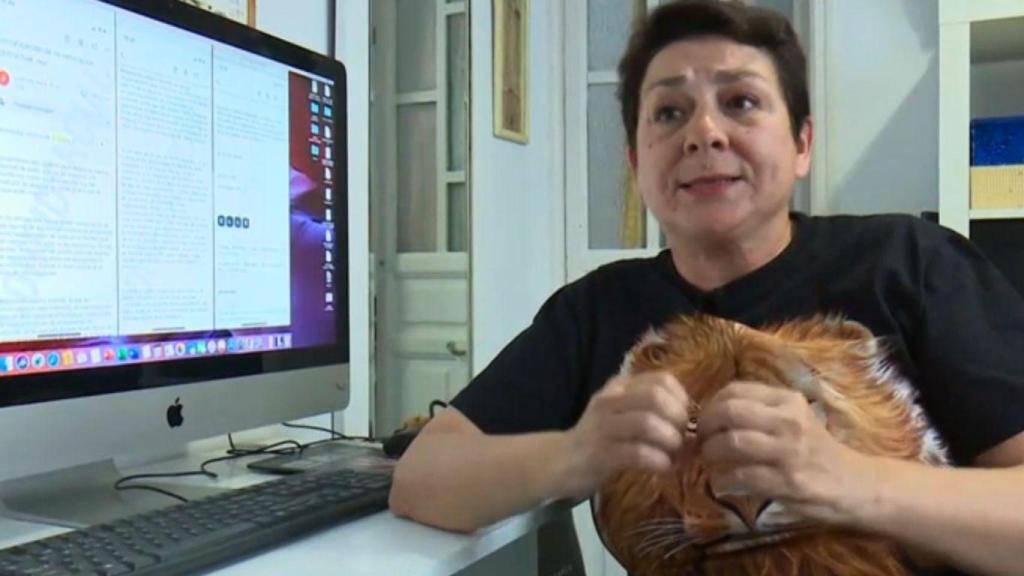 Antonia Castillo, inquilina que está siendo desahuciada por una sociedad de inversión inmobiliaria.