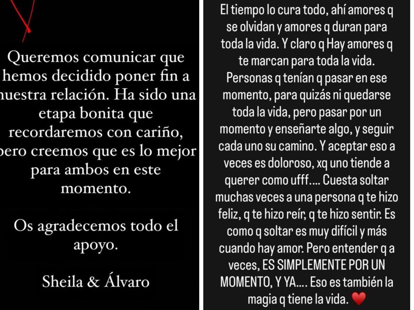 Comunidades de Sheila Casas y Álvaro Escassi en Instagram.