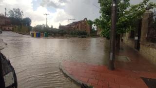 La tromba de agua con granizo que ha caído en Medina de Rioseco