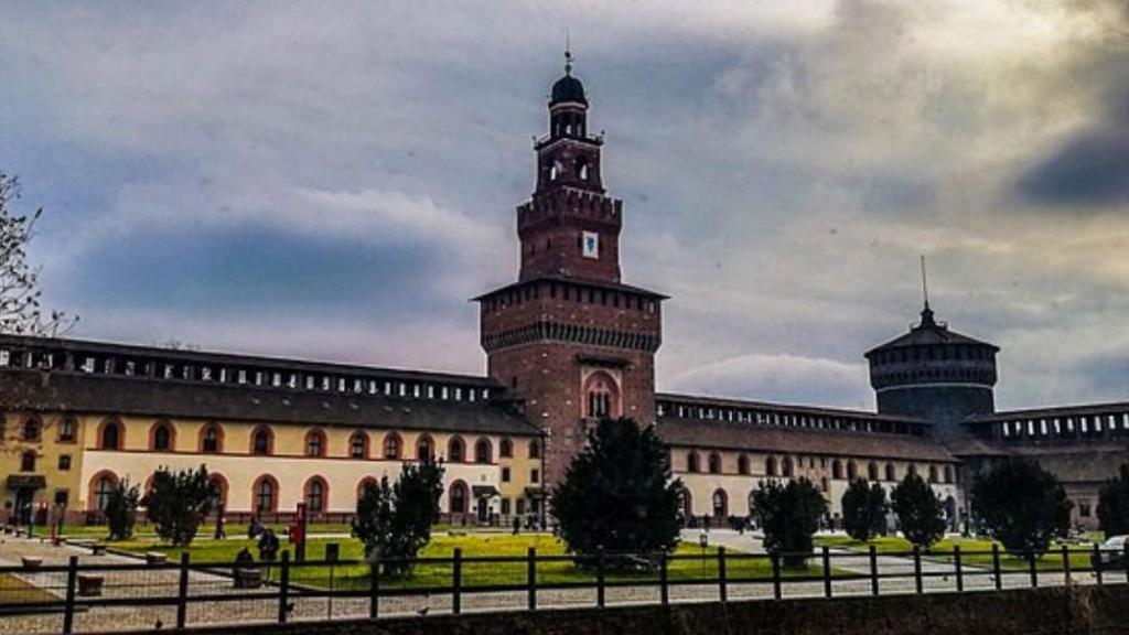 El Castillo Sforza (Vigevano), en Lombardía.