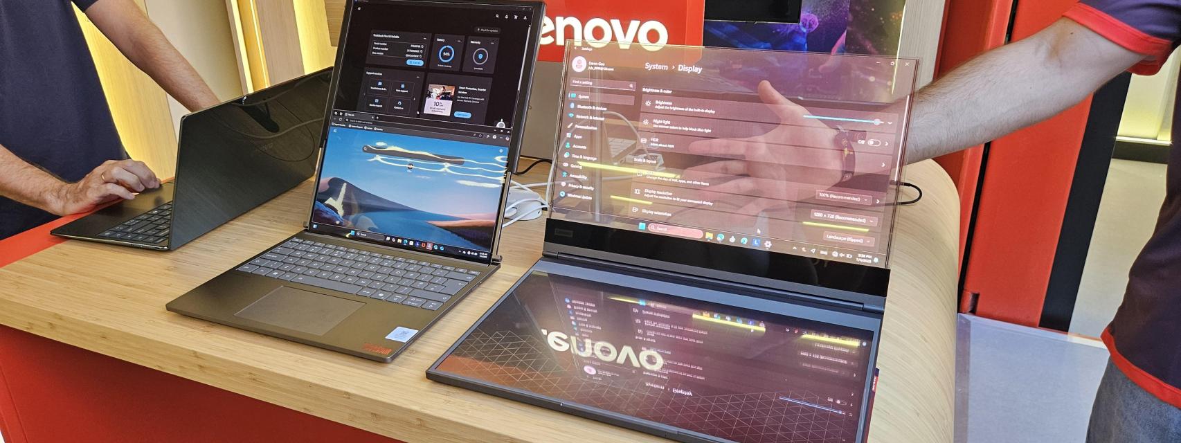 ThinkBook Transparent Display Laptop Concept