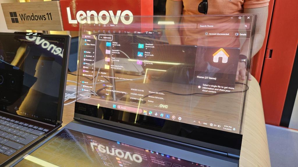 ThinkBook Transparent Display Laptop Concept