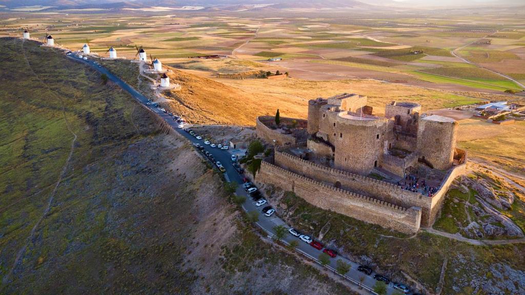 Panorámica del castillo de Consuegra.