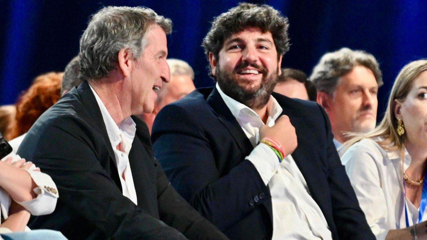 López Miras ve a Feijóo como la única  alternativa  para España, frente a un PSOE que  se descompone por la corrupción 