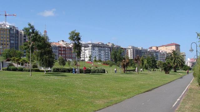 Parque de San Diego, en Os Castros