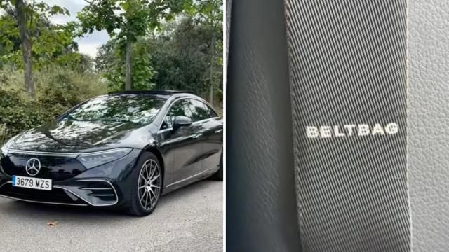 Un español alucina al descubrir cinturones con airbag en un Mercedes de lujo: “Jamás había visto esto en un coche”