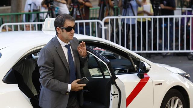 Fernando Merino, exresponsable de Acciona, a su llegada este lunes al Tribunal Supremo.