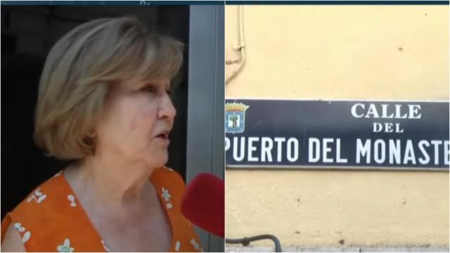 Una vecina de Puente de Vallecas se queja en Telemadrid de un suceso.