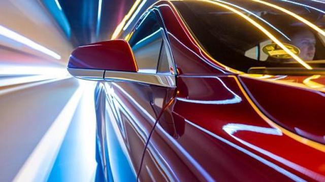 Imagen de ejemplo del nuevo Dodge Charger Daytona eléctrico.