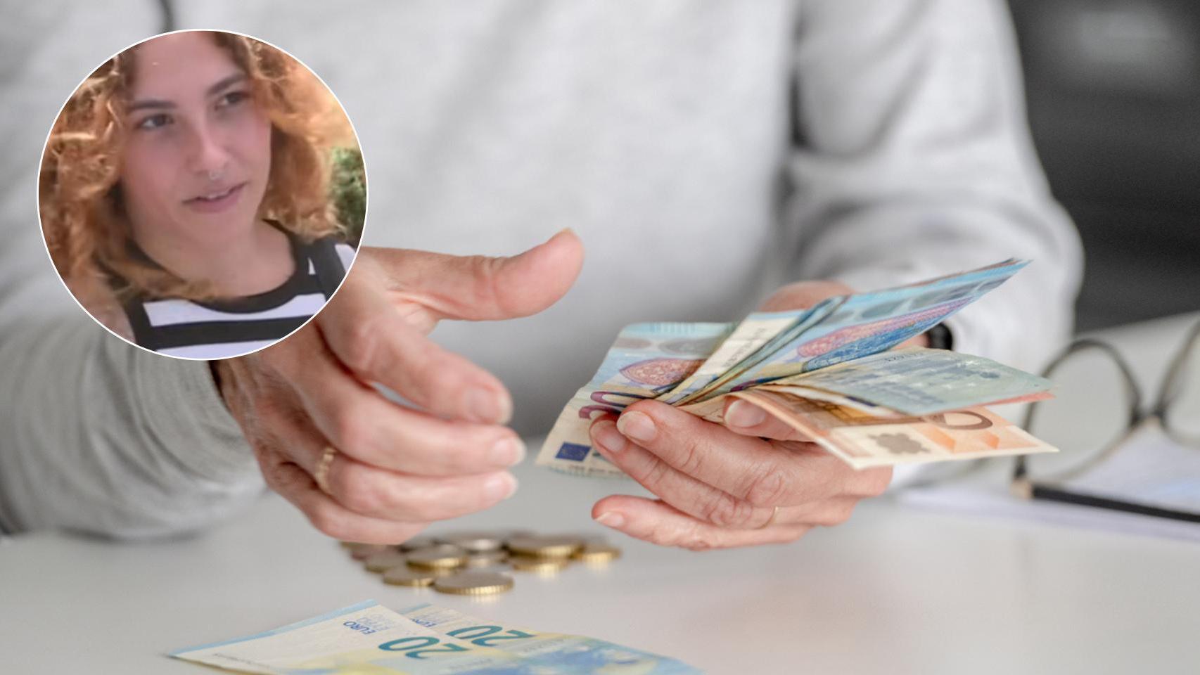 Una trabajadora indignada con el futuro atraso en las jubilaciones.