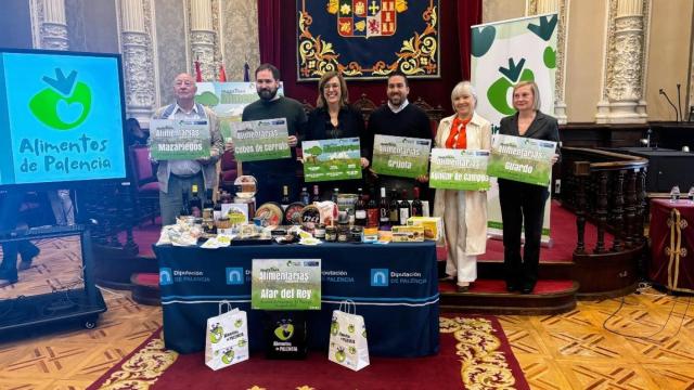 El diputado de Desarrollo Socioeconómico, Francisco Pérez, en la presentación de las Muestras Alimentarias Locales de la Diputación de Palencia