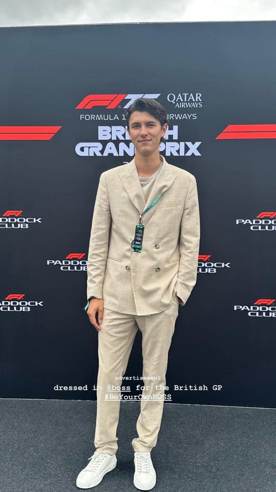 Nicolás de Dinamarca, en una 'historia' de su Instagram.