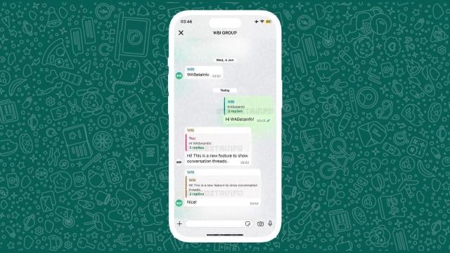 Fotomontaje con la nueva función de WhatsApp.