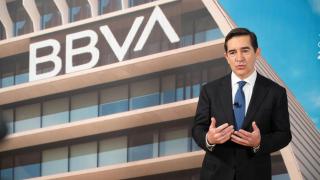 El presidente de BBVA, Carlos Torres Vila, durante la junta general de accionistas de la entidad.