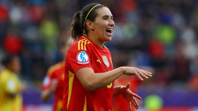 Mariona Caldentey celebra su gol contra Bélgica.