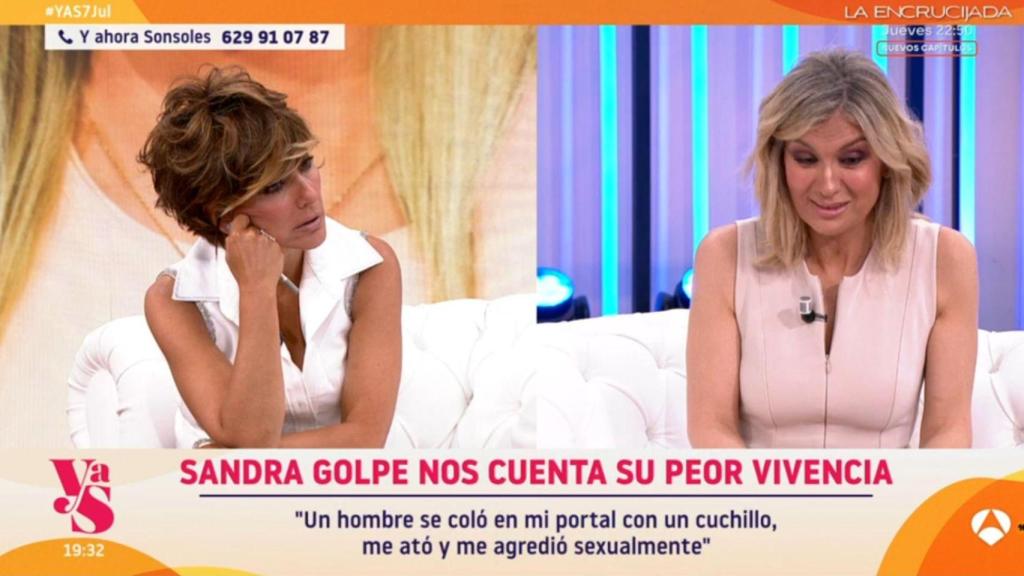 Sonsoles Ónega y Sandra Golpe.