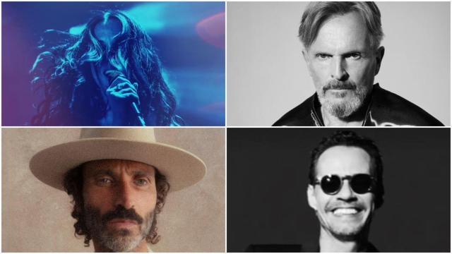 Alanis Morissette, Miguel Bosé, Leiva y Marc Anthony