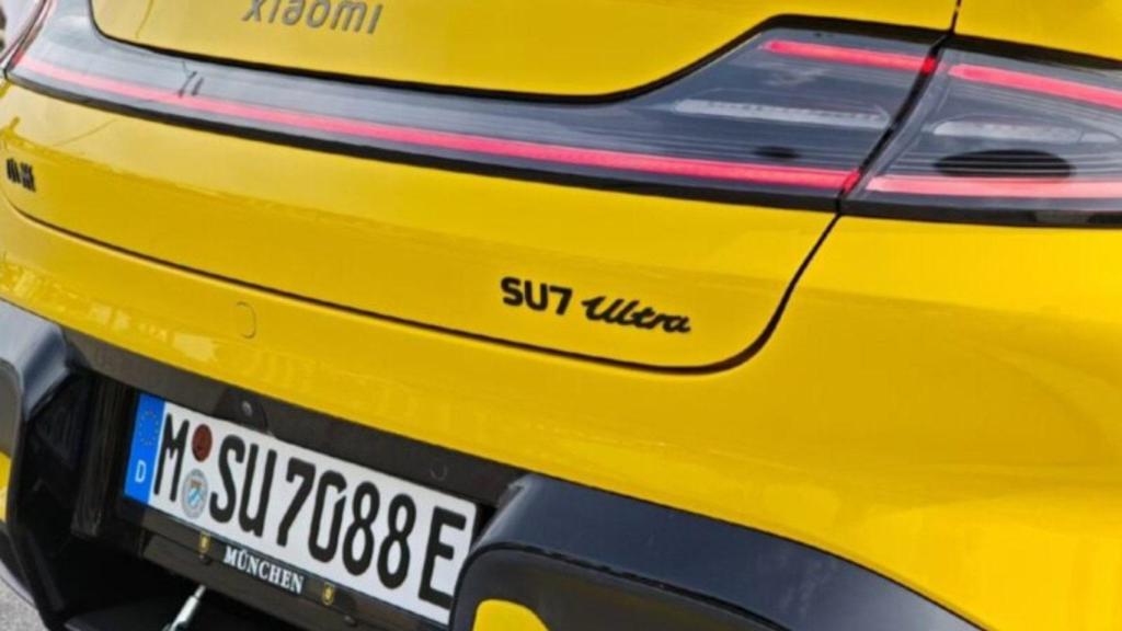 El primer Xiaomi SU7 Ultra matriculado en Múnich, Alemania