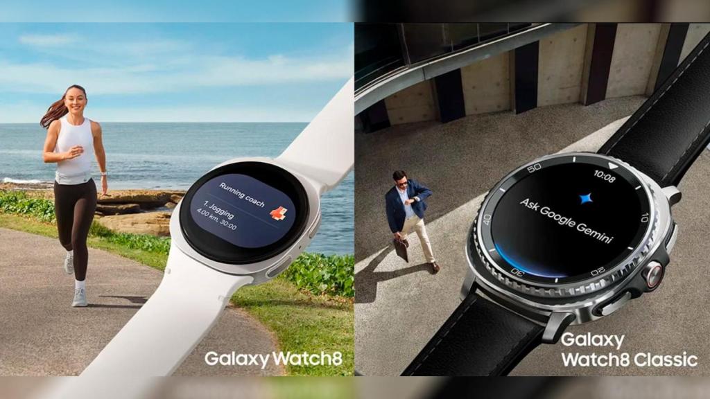 Los Galaxy Watch 8 y 8 Classic con Gemini