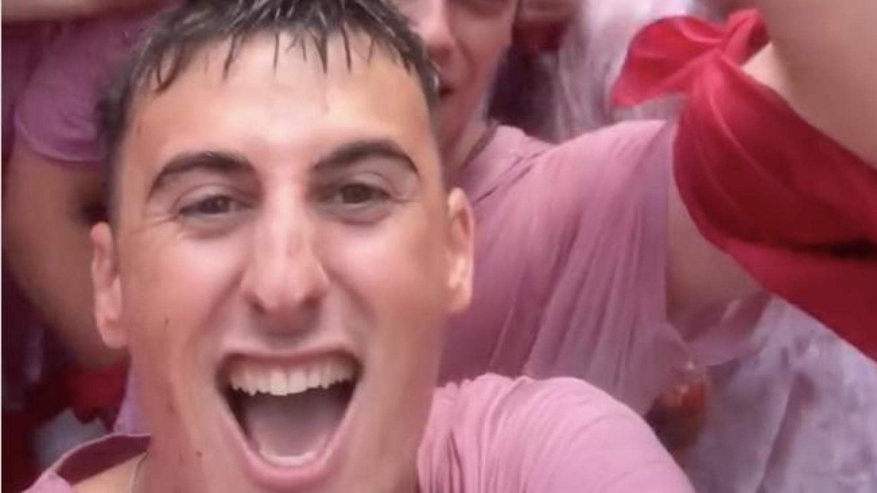 Diego Rincón en San Fermín.