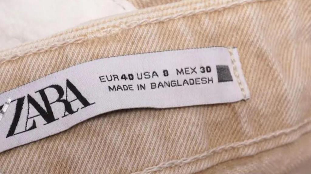 Esta es la etiqueta de peor calidad en las prendas de Zara.