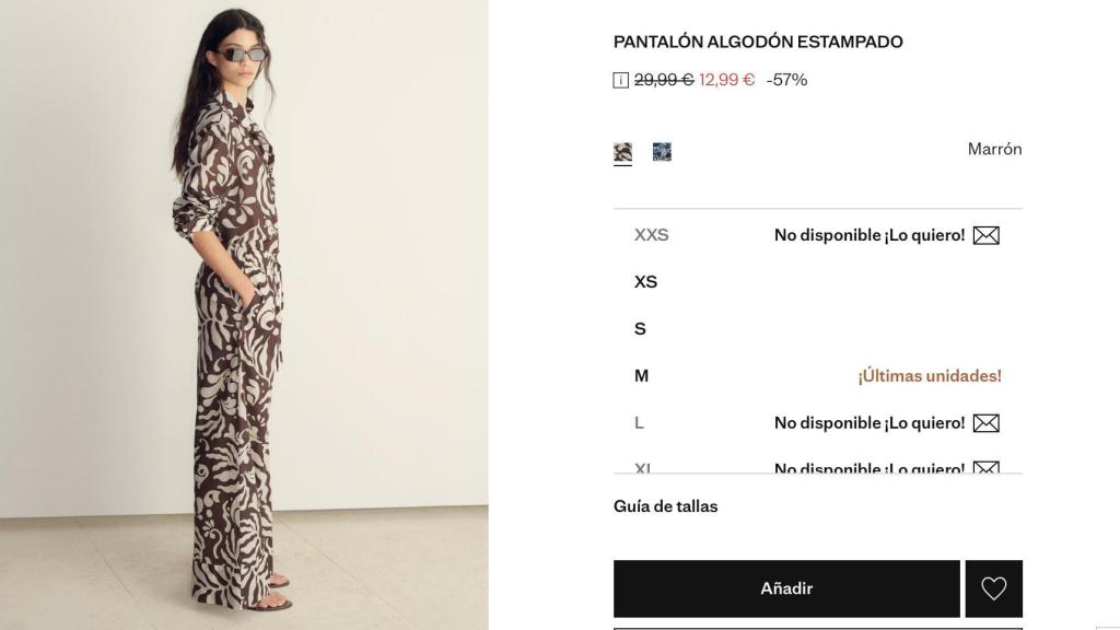 Pantalón estampado. REF. 87028645