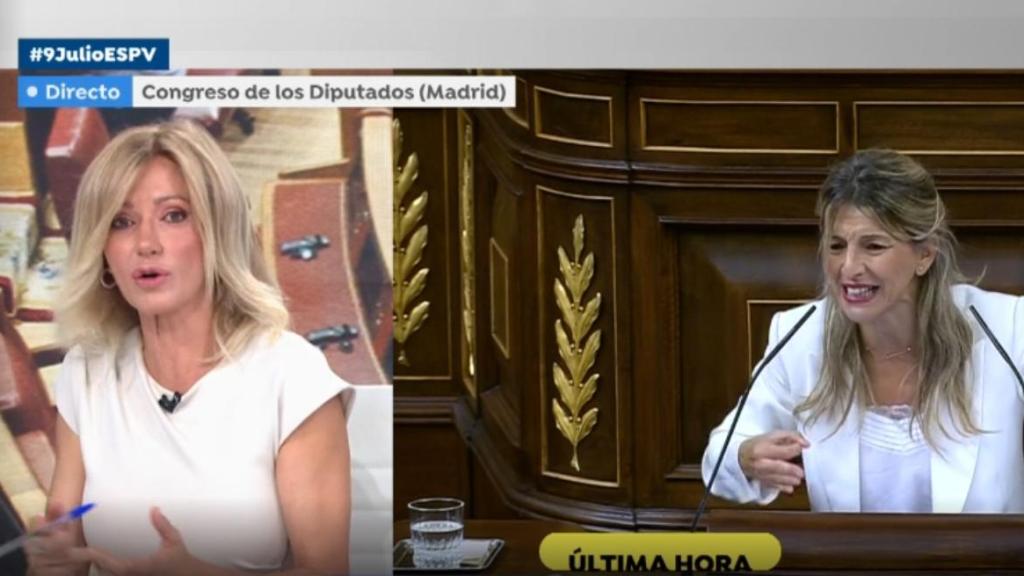 la presentadora no ha podido evitar intervenir.