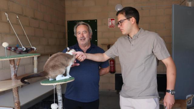 Visita al nuevo Centro de Protección Animal de Zamora de Francisco Guarido y Pablo Novo