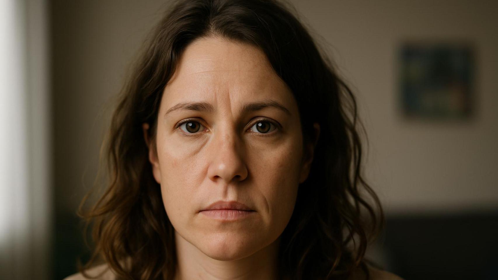 Primer plano de una madre.