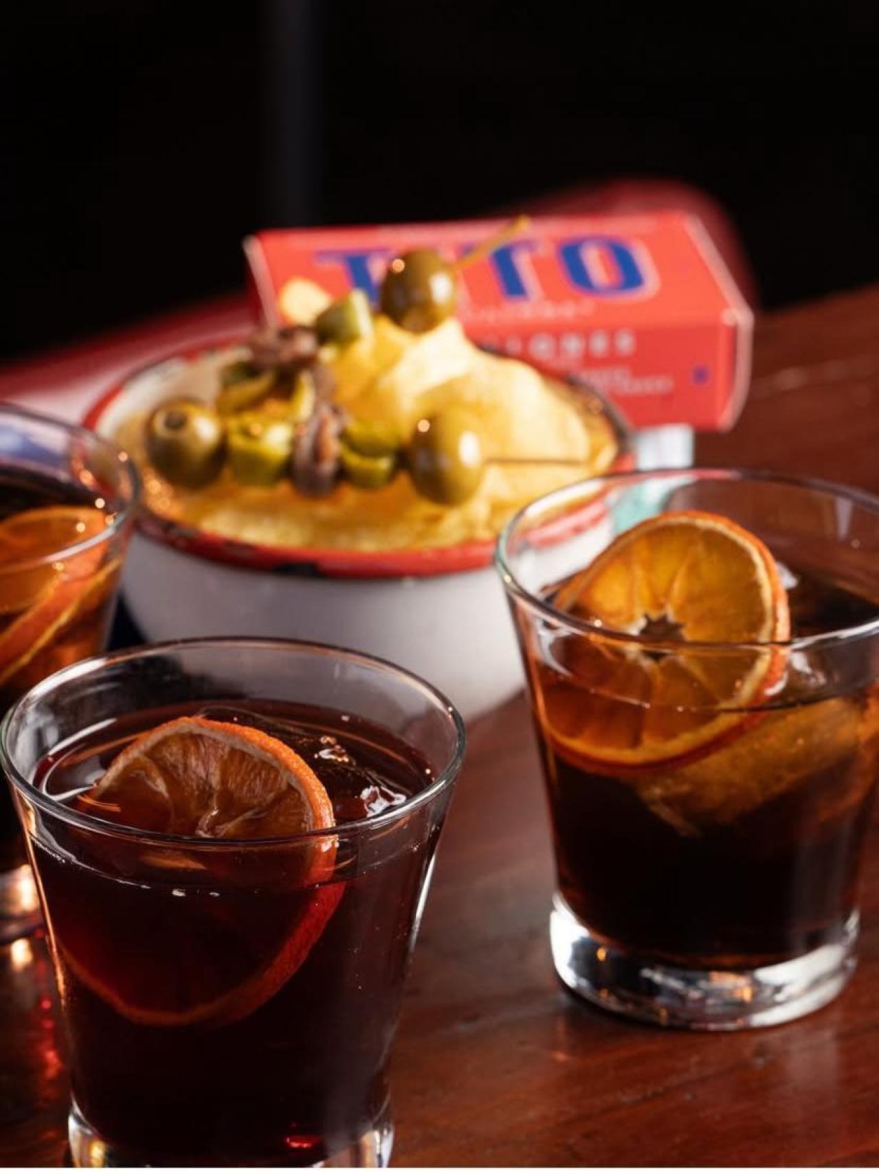Vasos de vermut