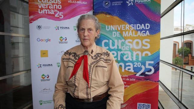Temple Grandin, científica, en los Cursos de Verano de la UMA.