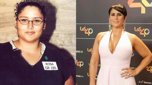 Rosa López antes y después.